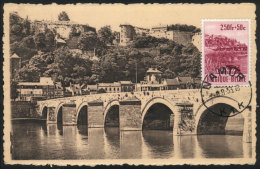 NAMUR: Partial View And Bridge Of Jambes, Maximum Card Of AU/1953, VF - 1951-1960