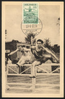 Topic SPORT, Track And Field, Athletics, Maximum Card Of AU/1950, With Postmark Of 'Seysel Stadium', VF - 1934-1951