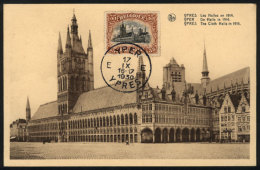 YPRES: The Cloth Halls In 1914, Architecture, Maximum Card Of SE/1930, VF - 1905-1934