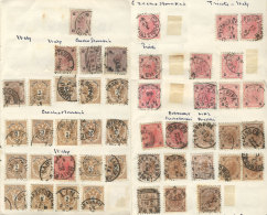 Notebook With Several Dozens Old Stamps, With Some Good Postmarks, VF Quality. - Collections