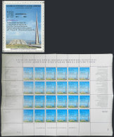 Cinderella Printed In Argentina Commemorating The 70th Anniversary Of The Armenian Genocide, Complete Sheet Of 24... - Andere & Zonder Classificatie