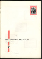 EFIMAYO 1960, Sheet Of 12 Cinderellas, MNH, Also Including A Brochure Of The Exposition That Contained This Sheet,... - Otros & Sin Clasificación