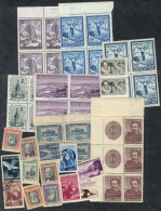 Lot Of Good Stamps, Almost All With Stain Spots On Gum, Catalog Value Over US$750, Good Opportunity At LOW START! - Otros & Sin Clasificación