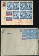 FANTASTIC POSTAGE Of 786P. On A Large Cover Sent By Registered Airmail From Buenos Aires To Switzerland On... - Other & Unclassified