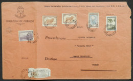 Cover With Declared Value Sent From Buenos Aires To Carlos Pellegrini On 7/JA/1952, Nice Postage Of 7P., On Back It... - Other & Unclassified