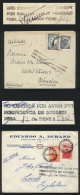 2 Covers Endorsed 'POR AVIÓN' And Sent To Germany And England In 1946 And 1949, Both With Marks (different... - Other & Unclassified