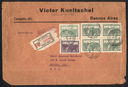 Registered Cover Posted To Chicago On 13/JUL/1931 With Postage Of 45c. Formed With Stamps Of The Issue 1930... - Other & Unclassified