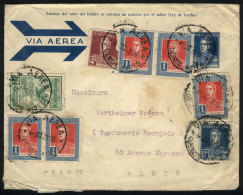 Uprated 12c. Airmail Stationery Envelope (total Postage 6P.), Sent From Buenos Aires To France On 4/OC/1929, Fine... - Other & Unclassified