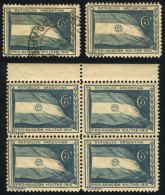 GJ.1, 1912 Military Aviation, Block Of 4 And Single (both MNH) + Used Single, VF! - Airmail