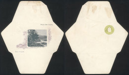 18 Stationery Envelopes Of 5c. With Views Printed Inside (ships And Landscapes), Most With Defects Showing Signs Of... - Postal Stationery