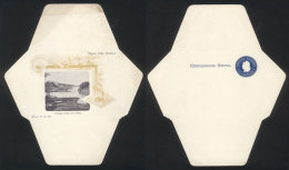 21 Stationery Envelopes Of 15c. With Views Printed Inside (ships And Landscapes), Most With Defects Showing Signs... - Postal Stationery