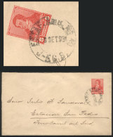 5c. Stationery Envelope Sent To San Pedro On 8/SE/1893, Cancelled 'ESTAFETA AMBULANTE Nº10 - J-F.C.S.',... - Other & Unclassified