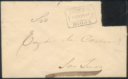 Official Cover (stationery) For Use By The Post, Sent From  FAMATINA (La Rioja) To San Juan On 11/MAY/1894, With... - Other & Unclassified