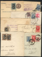 10 Used Covers And Cards Franked With Stamps Of The Issue Centenary Of The Revolution (year 1910), Also A Few... - Other & Unclassified