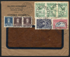 Airmail Cover Sent From Buenos Aires To Switzerland On 29/AU/1929 With Spectacular Postage Of 3.60P. By Air France,... - Other & Unclassified