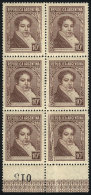 GJ.774A, Block Of 6 With DIAGONAL PAPER FOLD, VF Quality! - Sonstige & Ohne Zuordnung