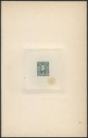 Year 1889, Sudamericana Issue, Die Proof Of An UNISSUED Value Of 30c. Dorrego In Green, 13 X 20.50 Cm, Very Fine... - Other & Unclassified
