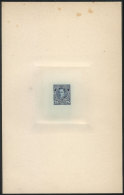 Year 1889, Sudamericana Issue, Die Proof Of An UNISSUED Value Of 25c. Alvear In Steel Blue, 13 X 20.50 Cm, Very... - Other & Unclassified