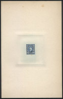 Year 1889, Sudamericana Issue, Die Proof Of An UNISSUED Value Of 24c. Vicente López In Dark Ultramarine, 13... - Other & Unclassified