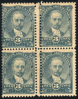 GJ.83, Block Of 4 With DOUBLE VERTICAL PERFORATION Variety, Some Minor Defects On Back, Very Good Front! - Other & Unclassified