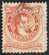GJ.38, With The Very Rare "carteria" Cancel "J In Rhombus", Very Fine Quality! - Sonstige & Ohne Zuordnung