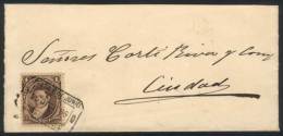 Cover Franked By GJ.36 Alone, Used In Buenos Aires, Cancelled PLAZA 6 DE JUNIO 25/DEC/1886, Excellent Quality! - Other & Unclassified