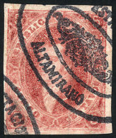 GJ.34, 8th Printing, With The Extremely Rare Rococo Cancel Of 'ESTACIÓN ALTAMIRANO' In Black Perfectly... - Gebraucht