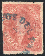 GJ.25, 4th Printing, Beautiful Example In Good Color, With Blue Rimless Datestamp Of Paraná, Excellent! - Used Stamps