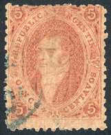 GJ.20, 3rd Printing, Clear Impression, With Vertically Dirty Plate Var. And Shifted Watermark, VF Quality. - Used Stamps