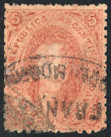 GJ.20, 3rd Printing, Double Cancellation: 'FRANCA DEL MORRO' Oval + Circular Mark To Be Determined, Excellent... - Gebraucht