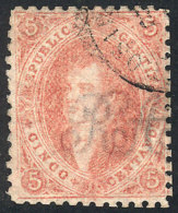 GJ.19ej, RARE Combination Of Varieties: Very Nice Example From 1st Printing On THIN PAPER And Also With Lower Left... - Usados