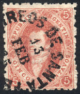 GJ.19, 1st Or 2nd Printing, Fantastic Example With Complete Perforations All Around, And Rimless Datestamp Of Santa... - Used Stamps