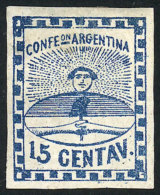 GJ.3A, 15c. Small Figures, Plate B, Mint Original Gum, With Small Thins On Back But Excellent Front, Very Rare,... - Nuevos