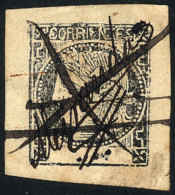 GJ.18, 1879 Revenue Stamp Signed By Miranda Along 2 Pen Cancels, VF Quality, Rare! - Corrientes (1856-1880)