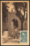 TLEMCEN: Muslin Cemeterr, Maximum Card Of 11/AU/1952, VF Quality - Argelia (1962-...)