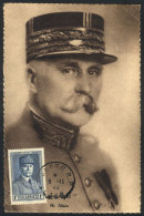 Marshal Pétain, Maximum Card Of 8/NO/1944, VF - Algeria (1962-...)