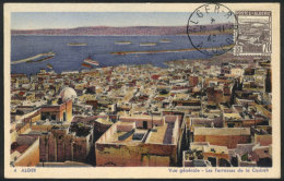 ALGIERS: General View, Casbah Terraces, Maximum Card Of NO/1942, VF Quality - Algerije (1962-...)
