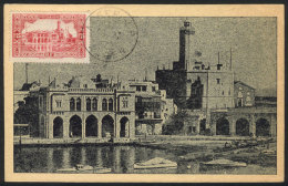 ALGIERS: L´Amiraute, Architecture, Maximum Card Of 28/MAR/1942, VF Quality - Algerien (1962-...)