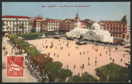 ALGIERS: El Jedid Mosque, Place Du Gouvernement, Old Maximum Card, VF Quality - Algeria (1962-...)