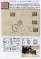 2/SE/1965: First Transcontinental Transpolar Flight, Rare Cover Mounted On An Exhibition Sheet, With Large Number... - Otros & Sin Clasificación