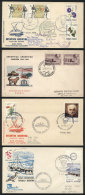 24 Covers Of 1960/1992 With Postmarks Of Various Antarctic Stations Or Other Commemorative Cancels Related To... - Otros & Sin Clasificación