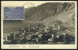 Maximum Card Of NO/1944: Panorama Of Andorra La Vella, VF Quality - Usati