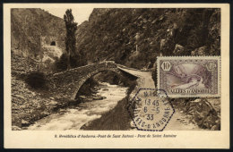 Maximum Card Of MAY/1933: Bridge Of Sant Antoni, VF Quality - Usati