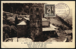 Maximum Card Of FE/1945: Sant Joan De Caselles, Roman Church Of XII Century, Fine Quality - Other & Unclassified