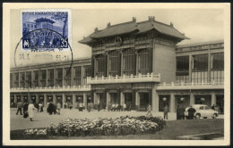 LEIPZIG: Leipziger Messe, Pavilion Of China, Maximum Card Of 4/MAR/1955 With Special Postmark Of The Expo, VF... - Altri & Non Classificati