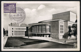 Maximum Card Of MAR/1957: Schillertheater, Berlin, VF Quality - Other & Unclassified