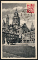 MAINZ: Dom Vom Leichhof, Maximum Card Of 22/FE/1948, VF Quality - Other & Unclassified
