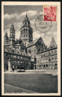 MAINZ: Dom Vom Leichhof, Maximum Card Of 22/FE/1948, VF Quality - Otros & Sin Clasificación