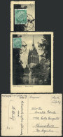 Postcard Sent To Argentina In AP/1937, Franked With 5Pf. With Interesting "EF" Perfin, Rare In Private... - Altri & Non Classificati