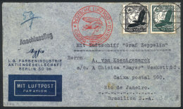 Airmail Cover Sent From Berlin To Rio De Janeiro On 31/MAY/1935, With Arrival Backstamp Of 5/JUN, Very Nice! - Andere & Zonder Classificatie